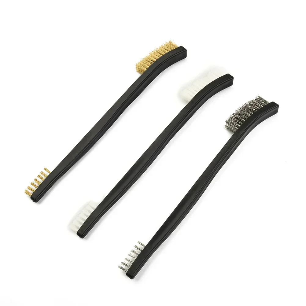 Hand Tools Wire Brushes For Heavy Scrubbing Brass Clean Cutting Tools Nylon Scale Screw Threads Stainless Steel