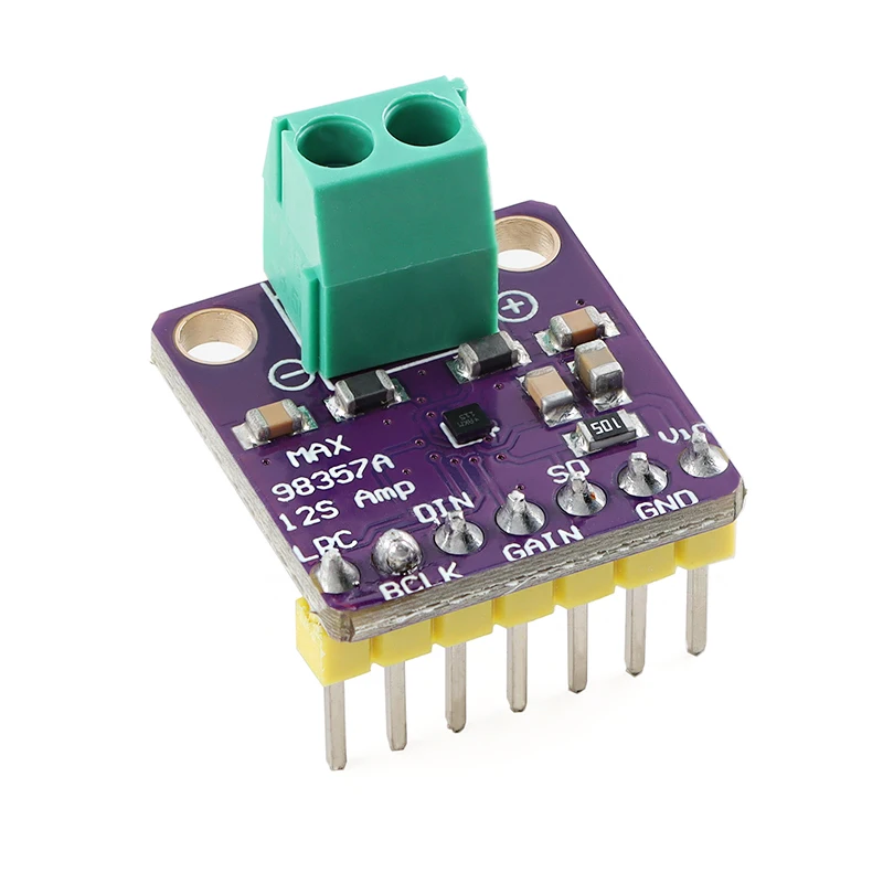 2pcs/1pc MAX98357 I2S ISS D Class Audio Power Amplifier Board Module MAX98357AETE MAX98357AEWL for Arduino ESP32 8Khz~96Khz