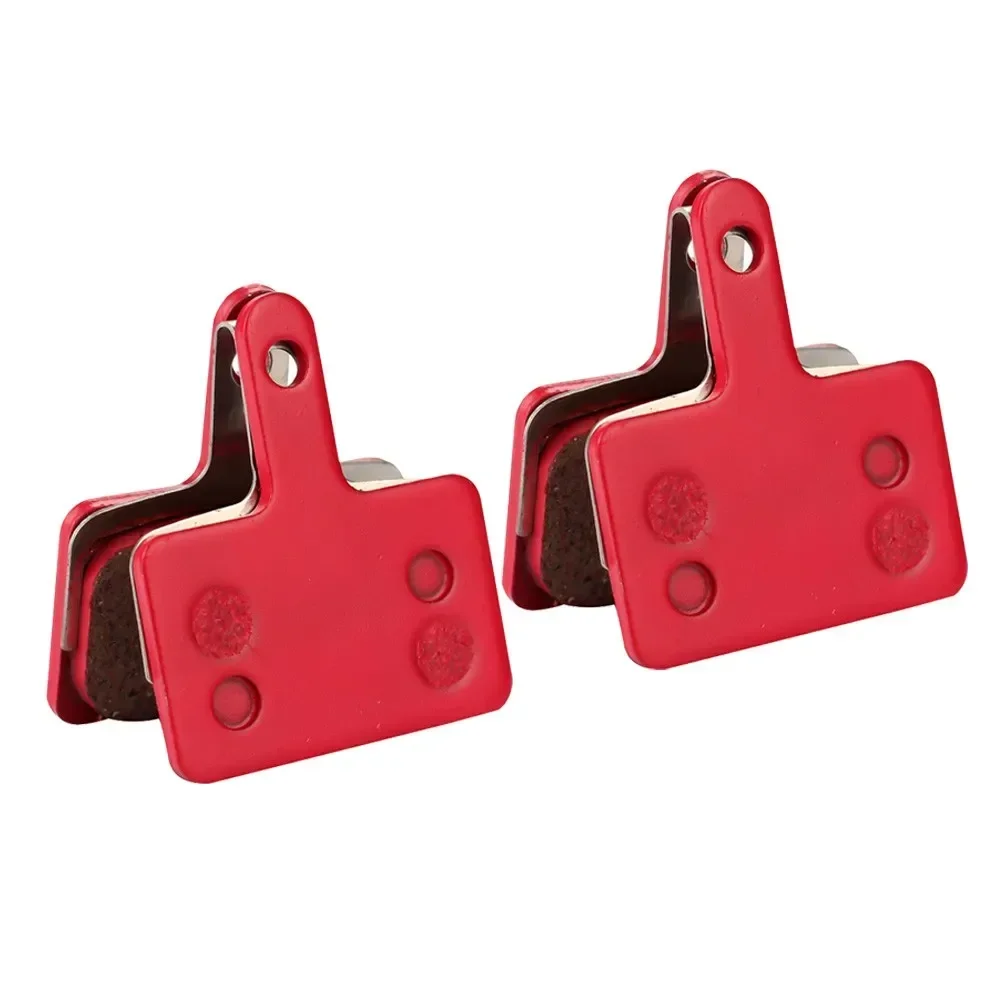 1 Pair Full Metal Red Sintered Bicycle Disc Brake Pads For Tektro E10.11 Aquila Auriga Repair Replacement Part