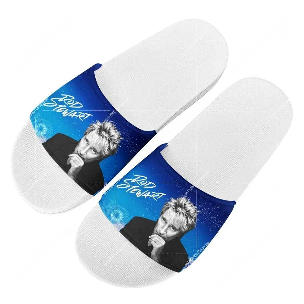 Rod Stewart Pop Music Rock Slippers Home Water Shoes Men Women Beach Pool Sandals High Quality Custom Summer Slipper view 3