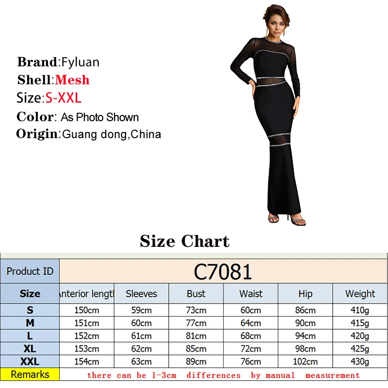 Mode Neue Cut Out Taille Langarm Frauen Lange Kleid Sheer Mesh Temperament O Neck Meerjungfrau Strass Perlen String Prom Kleider