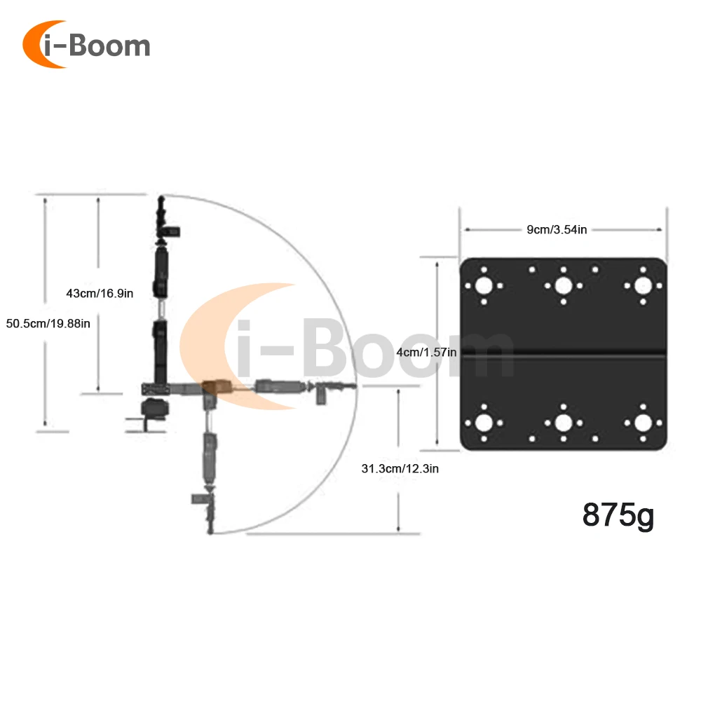 6 DOF Robot Manipulator Metal Alloy Mechanical Arm Clamp Claw Kit for Arduino MG996R Robotic Education