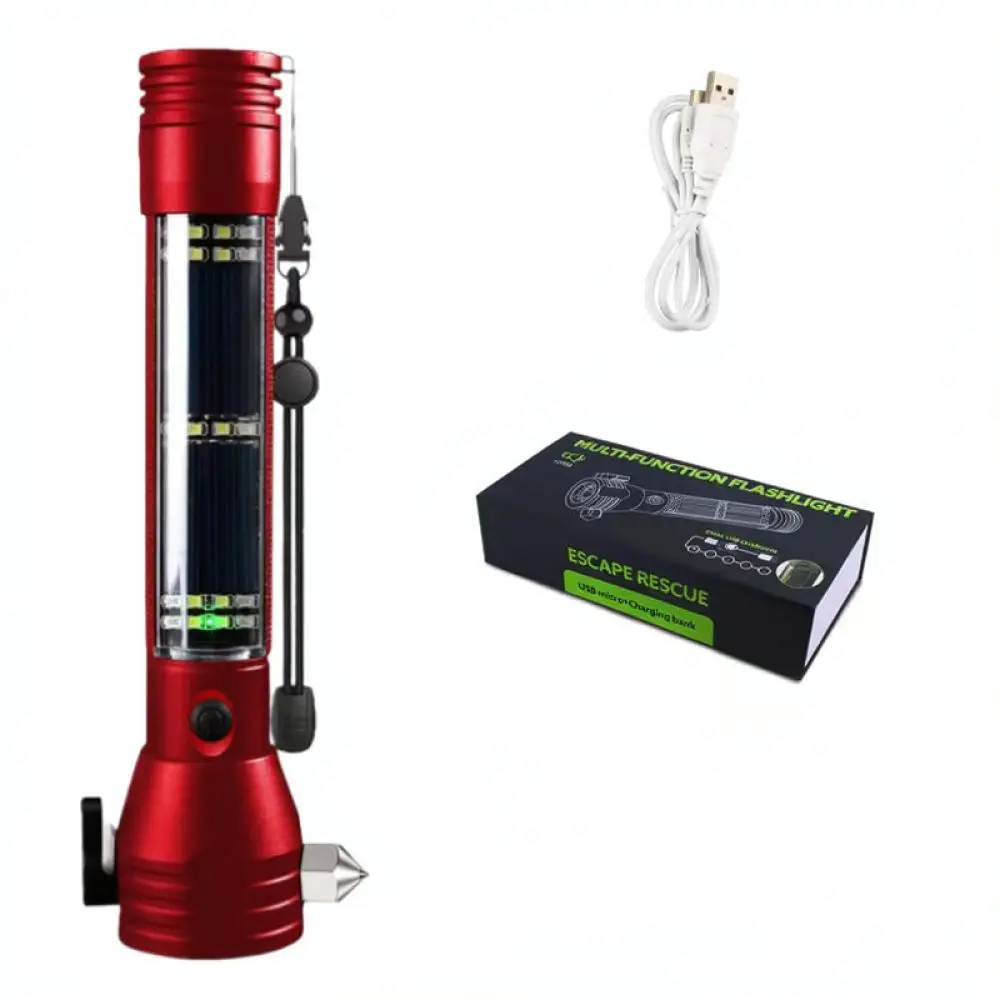 High Lumen Rechargeable LED Flashlight Compact Portable Torch Long Distance Lighting Tools For Outdoor Camping Night Fishing
