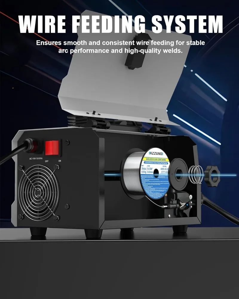 

135A MIG Welder 110v, 3 in 1 MIG Welder Machine Flux Core Welder/Lift TIG/Stick Welding Machine, Portable Wire Feed Welder