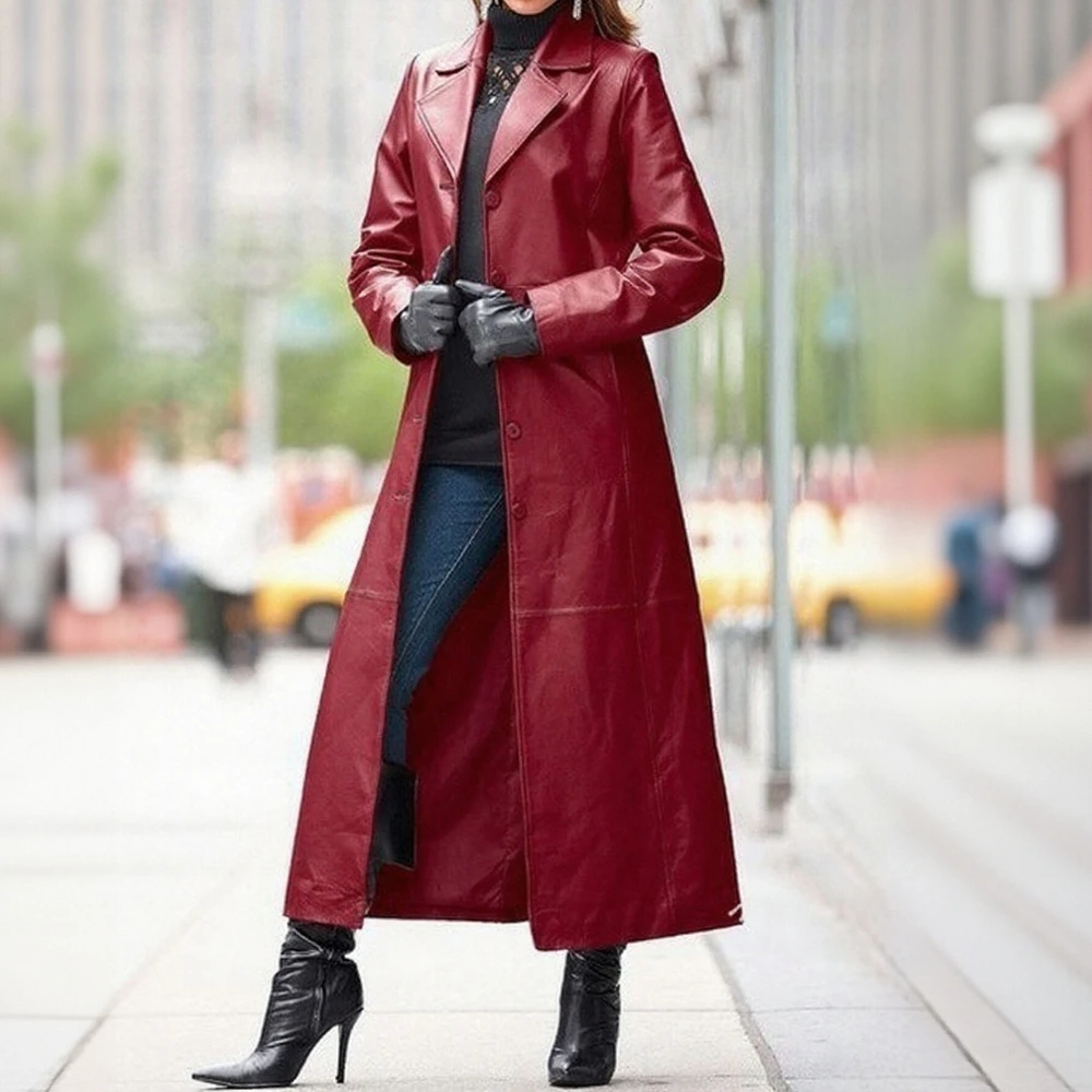 

Autumn Coats 2025 Women's Fashion Plain Button Decor Long Sleeve Lapel Open Front Regular Fit Casual Coats