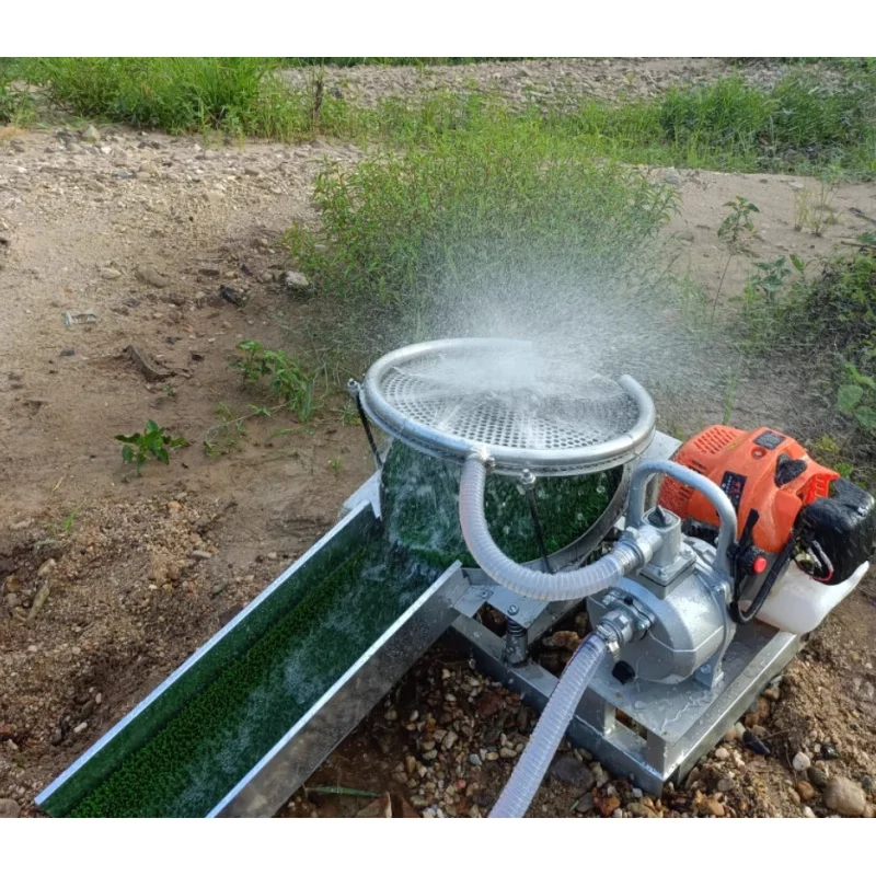 آلة فاصل الوعاء الاهتزازي الصغيرة المحمولة لمعدات تعدين الذهب #6