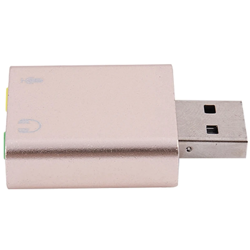4X USB Sound Card 7.1 External USB To Jack 3.5Mm Headphone Adapter Stereo Audio Mic Sound Card For Pc Computer Laptop