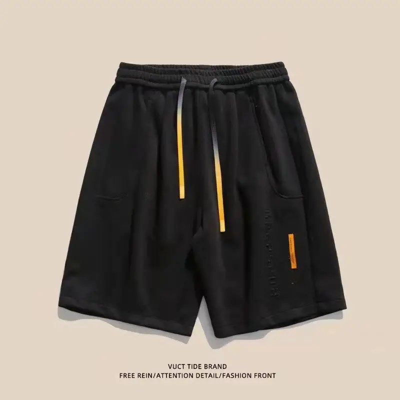 Summer Baggy Sweatshorts Men Hip Hop Streetwear Loose Jogger Short Men Straight Cotton Casual Shorts