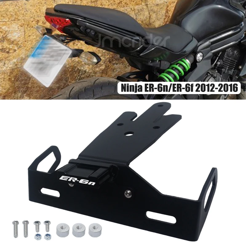 ER-6N Motorcycle Tail Tidy License Plate Holder Fender Eliminator For Kawasaki ER6-N/ER6-F Ninja 650/650R ER6N/ER6F 2012-2016