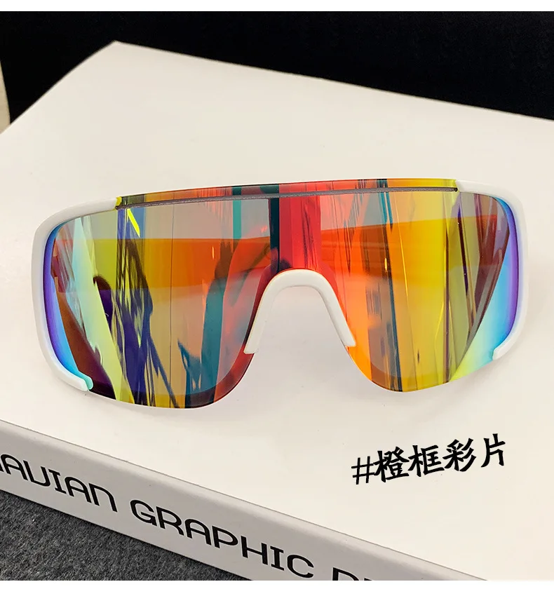 

New Men Outdoor Sport Goggle Sunglasses Women Luxury Brand Designer Sun Glasses Popular Punk Skiing Windproof Shades