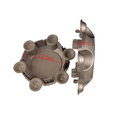 Imagen 2 del producto 4 Uds. Tapas centrales de rueda de coche cubierta de cubo para D-MAX 2003 a 2011 DMAX 6 agujeros ISUZU enviar logotipo tapas centrales de rueda