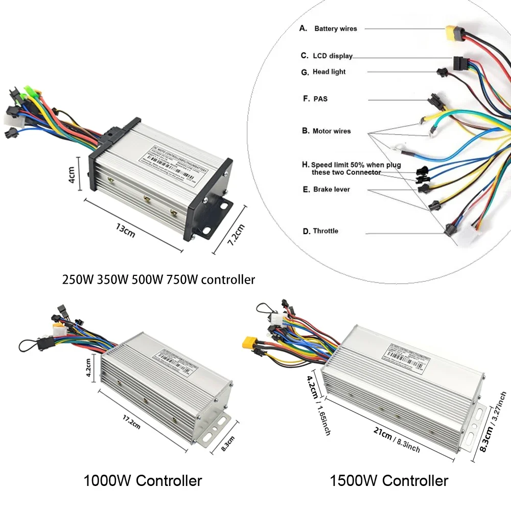 Csc دراجة كهربائية تحويل عدة 48 فولت 1000 واط 1500 واط Csc Mtx حافة 20-29in 700C محور عجلات المحرك 36 فولت 250 واط 350 واط Ebike تحويل عدة #5