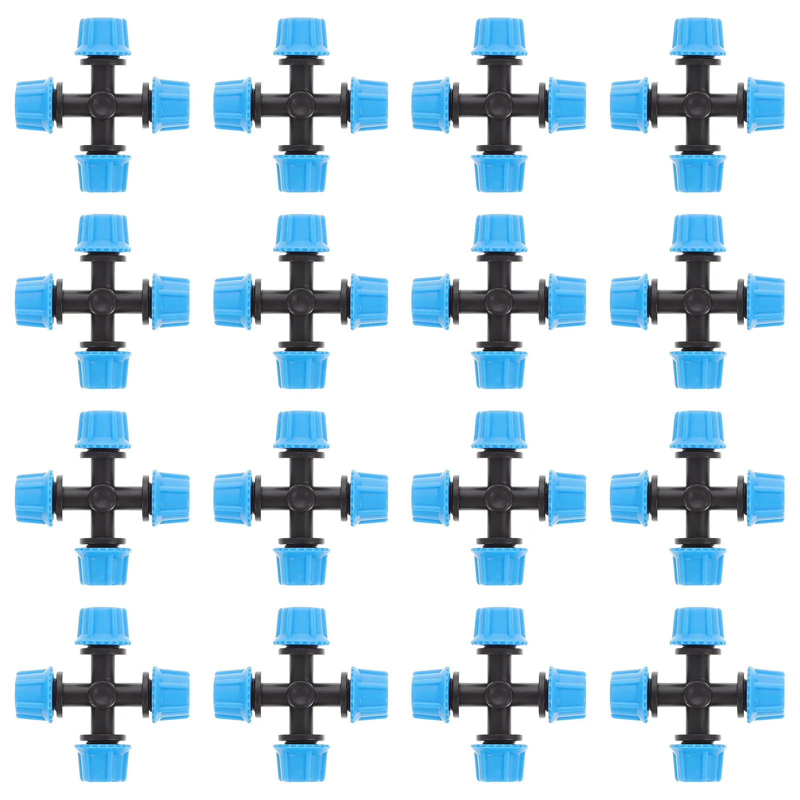 

20pcs 4 outlet Mist Atomizing Nozzle Sprinklers Plastic Garden Irrigation Water Saving Durable Long Life Cooling Home