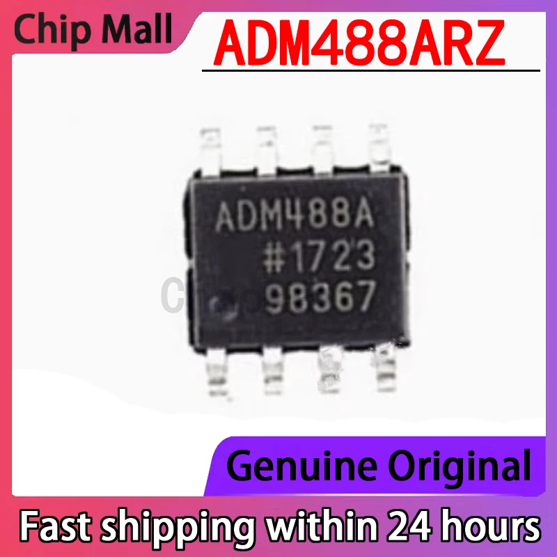 

2PCS ADM488ARZ ADM488AR ADM488 Package SOP8 Original Transceiver Chip in Stock