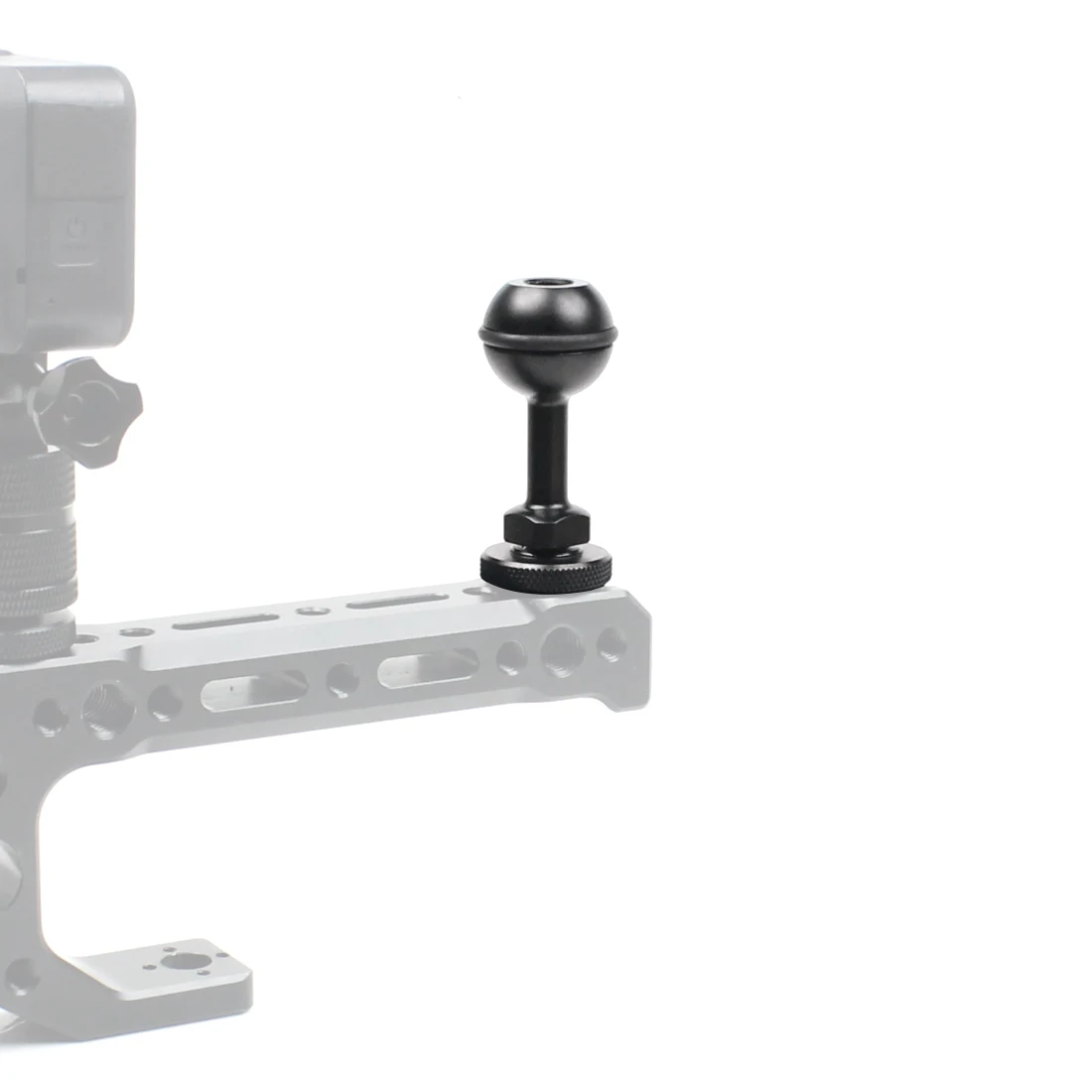 CNC-verstellbare 1-Zoll-Kugelkopfhalterung mit Kaltschuh-Basisadapter, Monitorhalter, magischer Arm für universelle Unterwasser-Action-Kamera – Detail 27