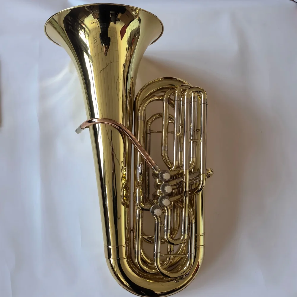 CRBB-110 Is an Ideal Soloist's Instrument 4 Piston Valve Bb Tuba