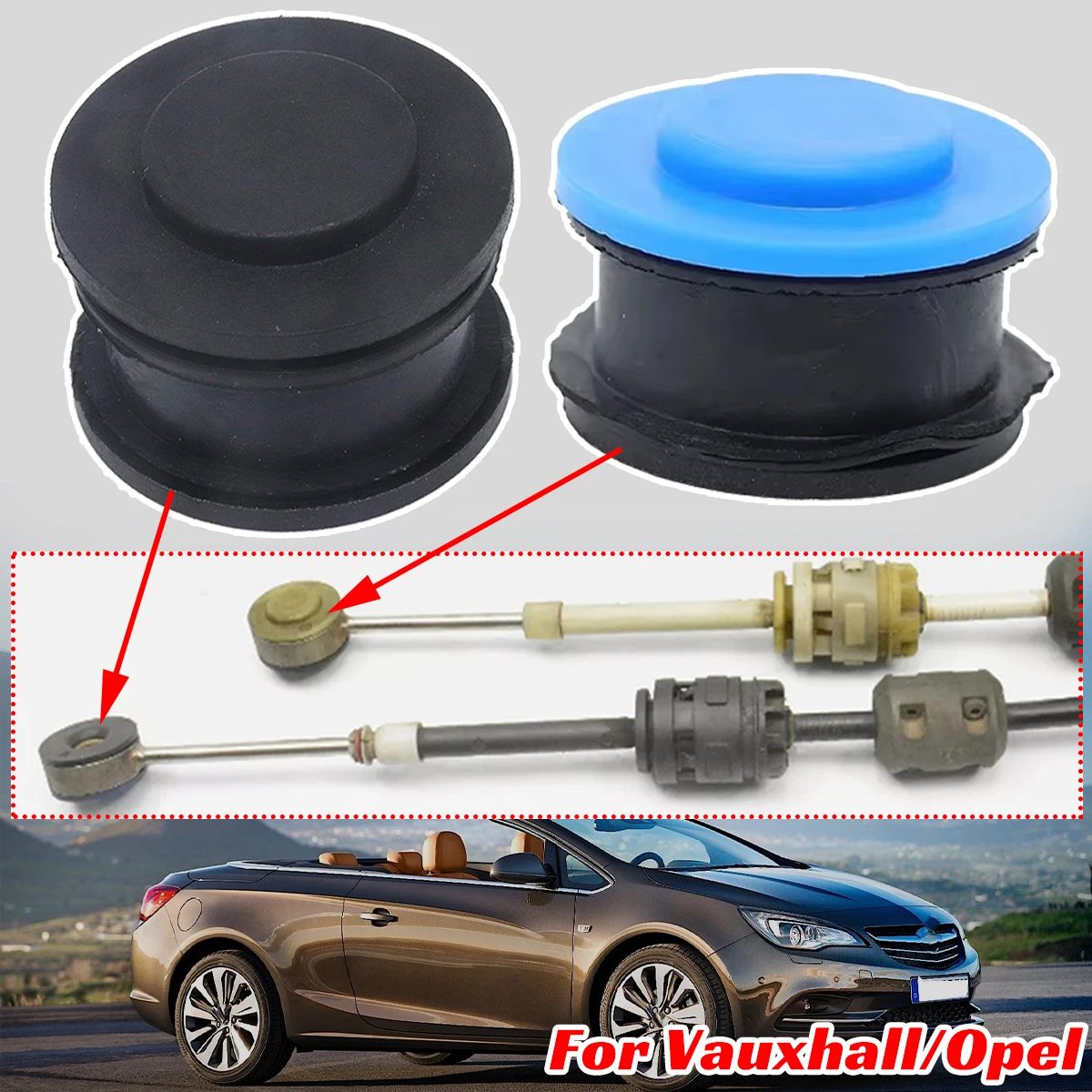 

Gear Linkage Repair Kit For Opel Cascada 2013-Gearbox Selector Shift Lever Cable end Connector Rebuild Bushing 55583307 55560991
