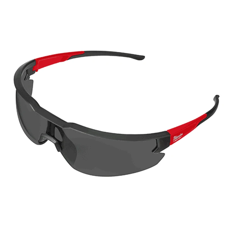 Milwaukee 48-73-2005A Safety Glasses Black Lenses Anti Fog Scratch Resistant Adjustable Nose Pad Goggles Tools Accessory