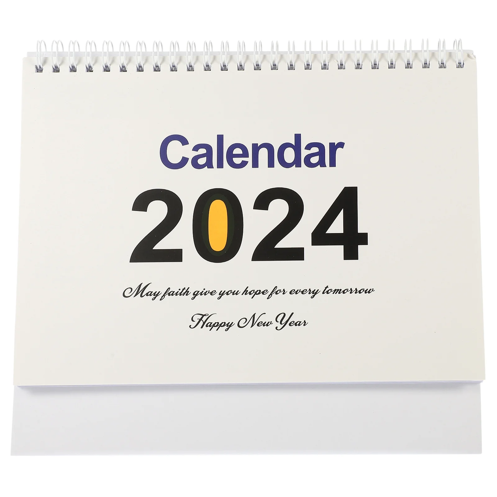Bussinessic 2024 mesa calendário almofada mesa superior decoração cavalete suporte ano novo chinês escritório planejador mensal decorativo fornecimento de papel