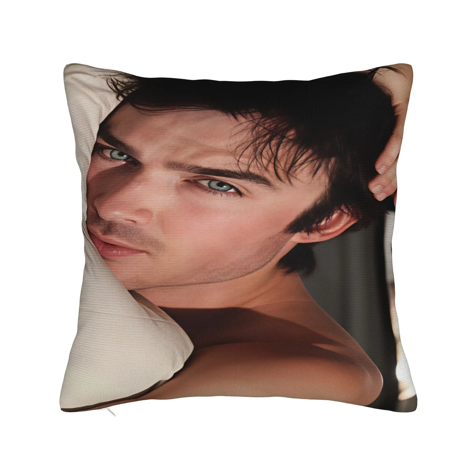 Pillow Case Ian Somerhalder Comfy  Pillow Cover For Living Room Bed Chair Kawaii Pillowcases