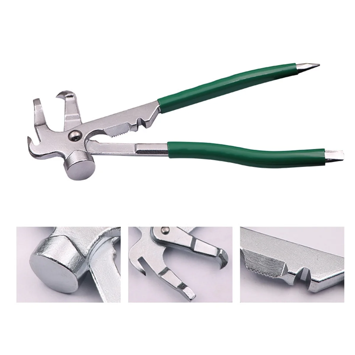 

#31B DIY & Tools,Wheel Weight Hammer Wheel Weights Clip on Installer Remover Plier,Green