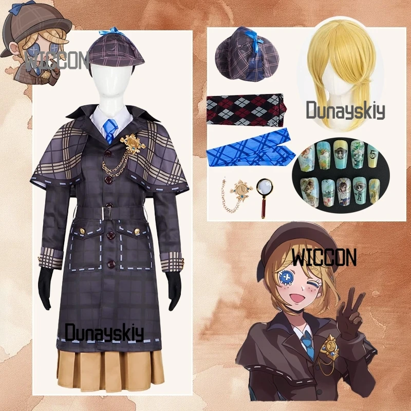 إيما وودز الهوية الخامس أنيمي تأثيري ازياء شعر مستعار الملحقات الأظافر كول المباحث إنجلترا Kawaii اليومية مرحلة الحفلات هالوين كوس