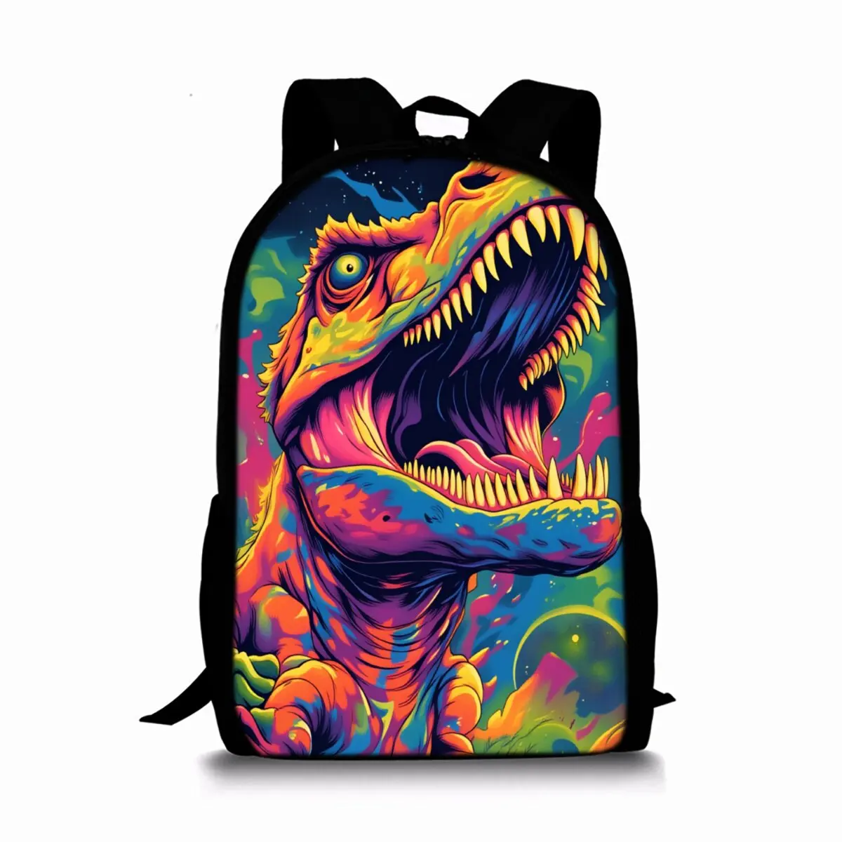 

Новый однослойный рюкзак с принтом динозавра для мальчиков и девочек, лучшие подарки, школьная сумка с 3D мультяшным рисунком для детей, сумки