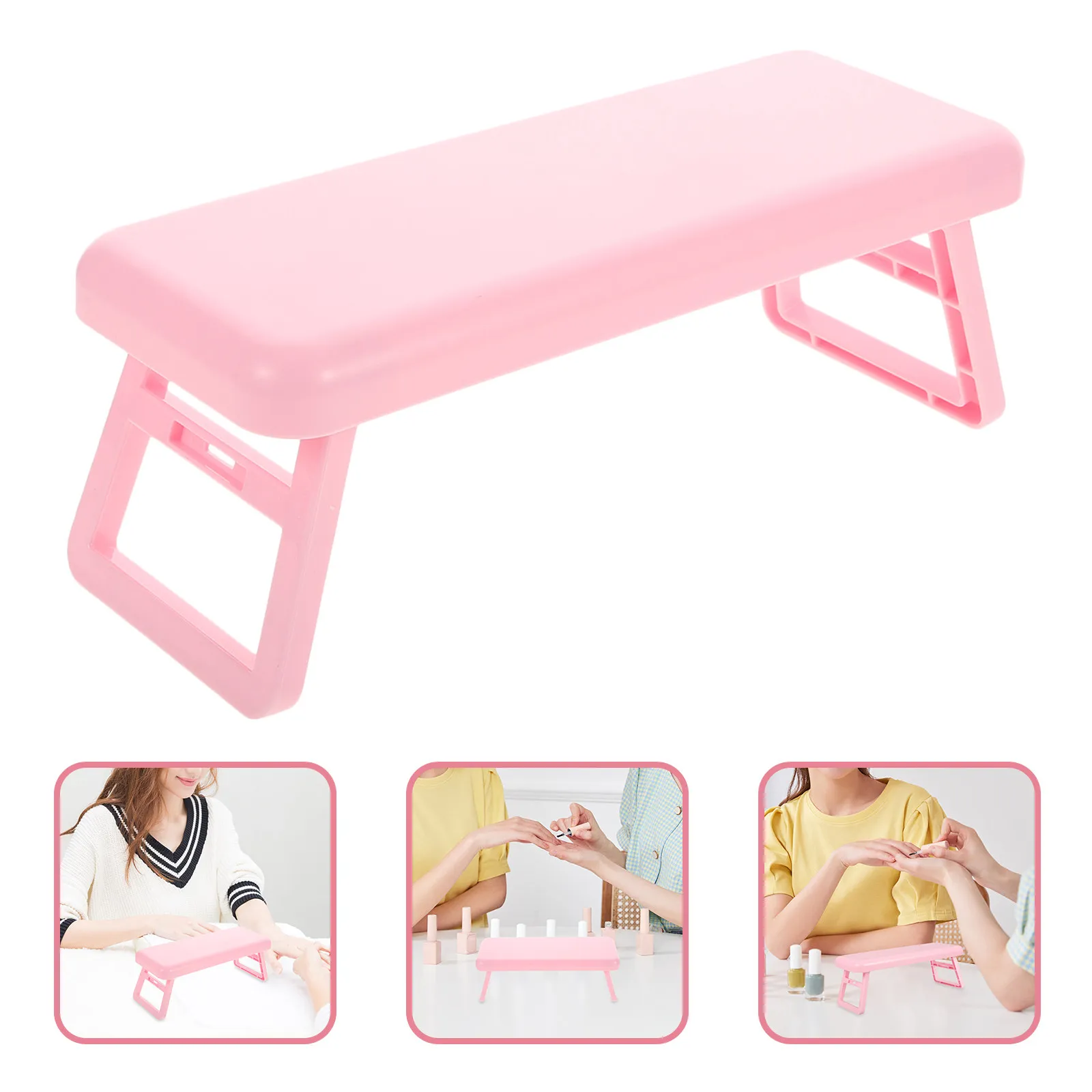 

Plastic Hand Pillow Nail Art Arm Rest Manicure Cushion Lightweight Wrist Support For Salon Nail Design Tool