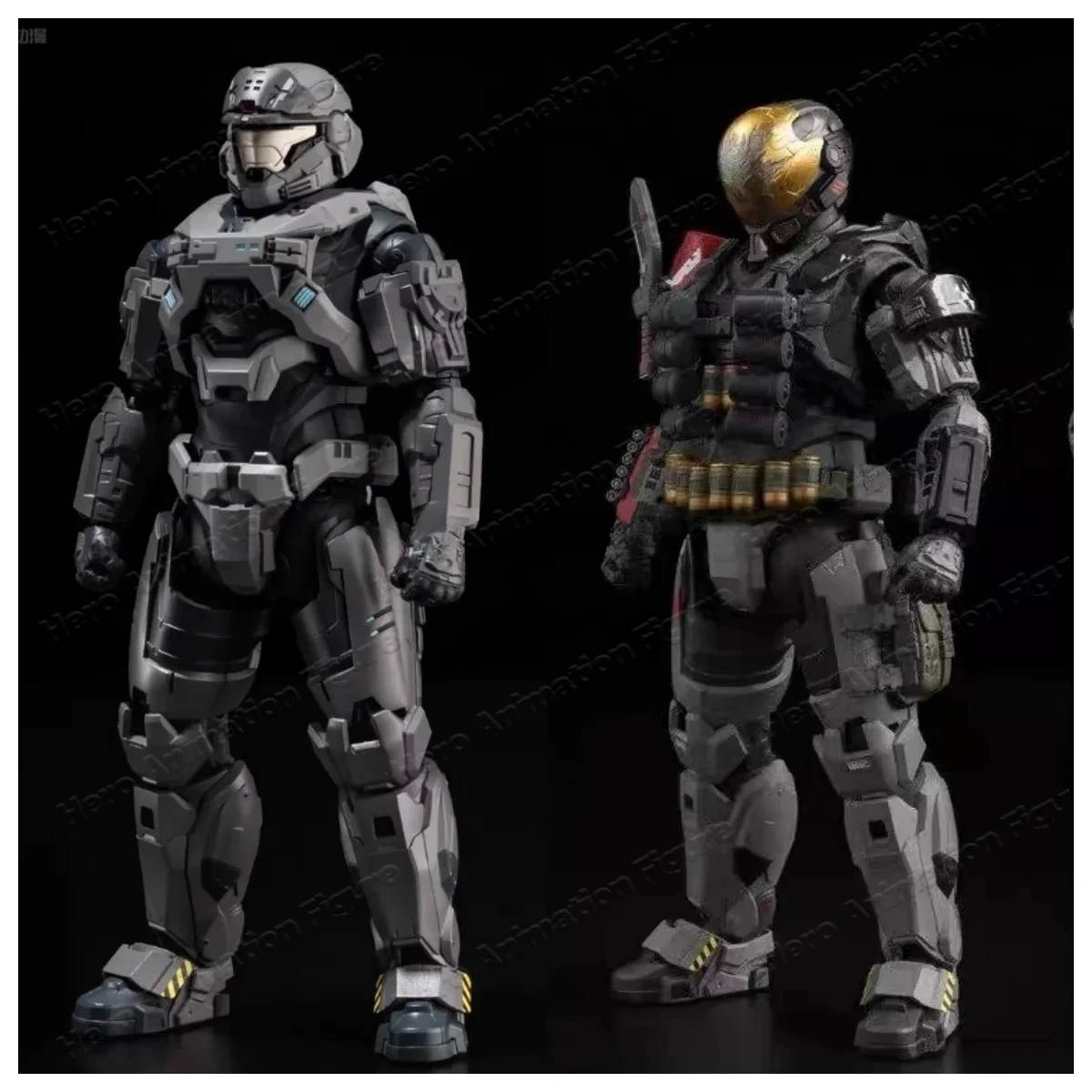 1/12 Scale Halo Action Figure - Emile-A239 Spartan-B312 Room Decoration Toy For Kids Christmas Gift Collectible Handmade Mode view 3