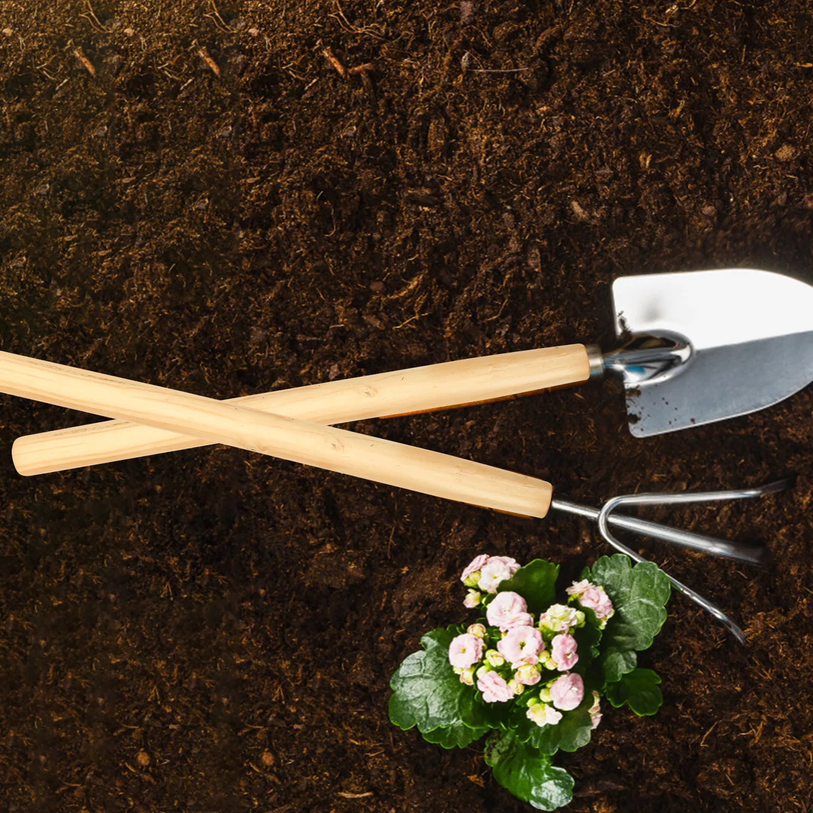 

Набор из 4 деревянных ручек для инструментов: для лопат, мотыг, серпов. Эргономичные, удобные, долговечные ручки из твердой древесины для садовых принадлежностей.