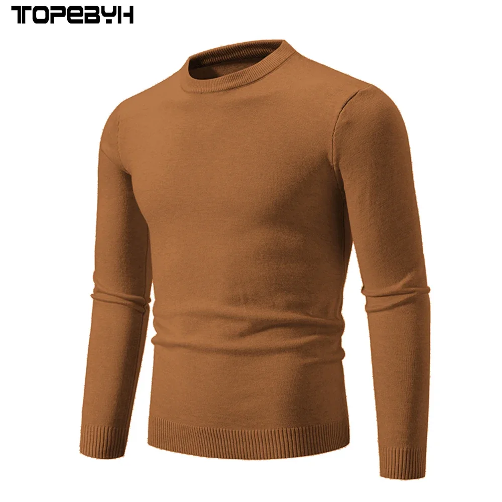 Comfortable Soft Sweaters Men's Casual Pullover Warm  Sweaters Knitwear Tops