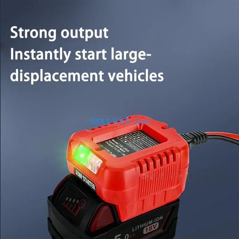 

L8RC Automotive Battery Boosting Cable Adapter For 18V-20V Tool Automotive Power