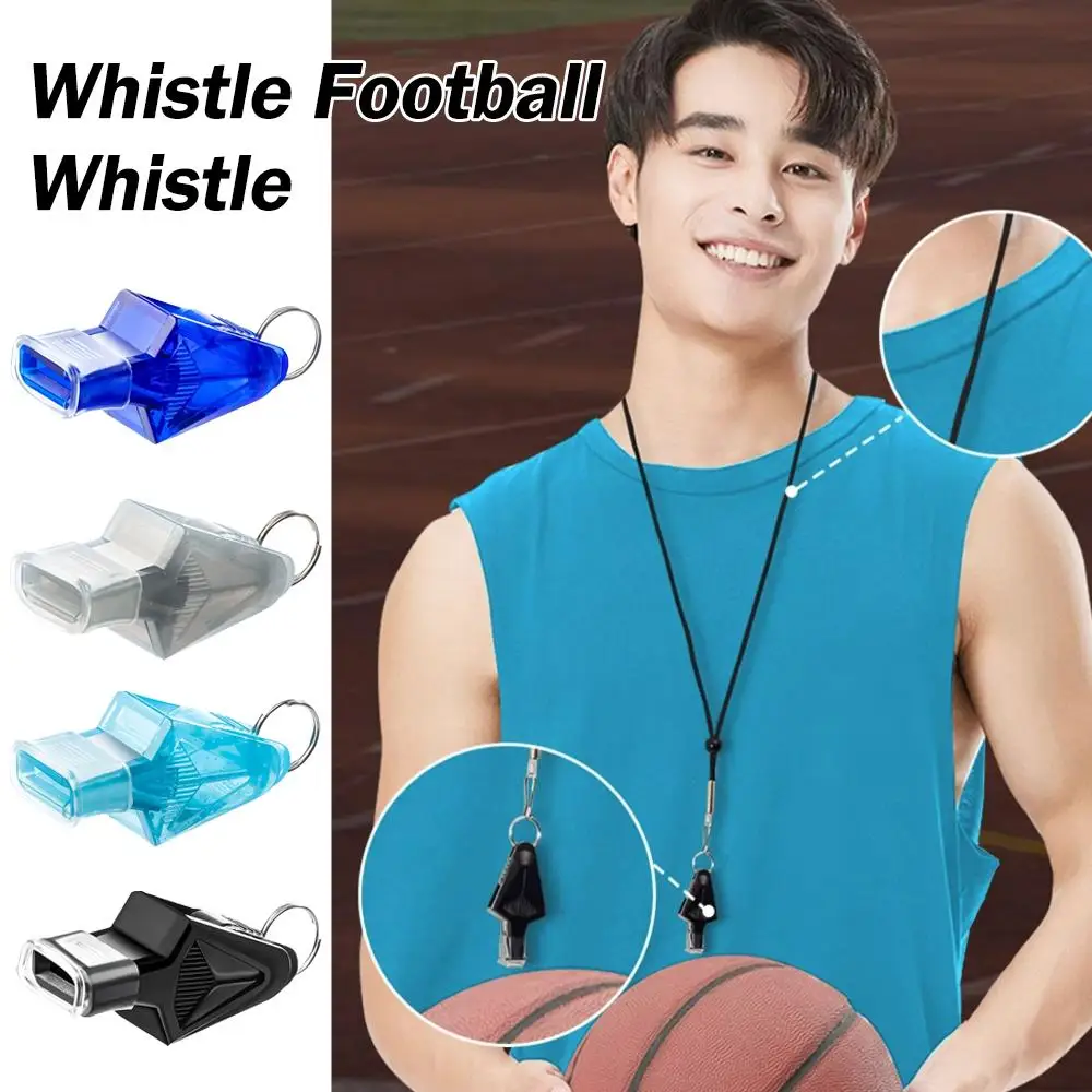 

Спортивный свисток для рефери со шнурком, четкий звук для баскетбола, футбола, волейбола, тренировок, игровых мероприятий на открытом воздухе