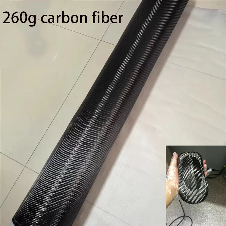 

Toray A+ 3K 260gsm 4x4 real Carbon Fiber Cloth Setting carbon fabric large twill 20"/50 x 100cm length/ piece for car Modified