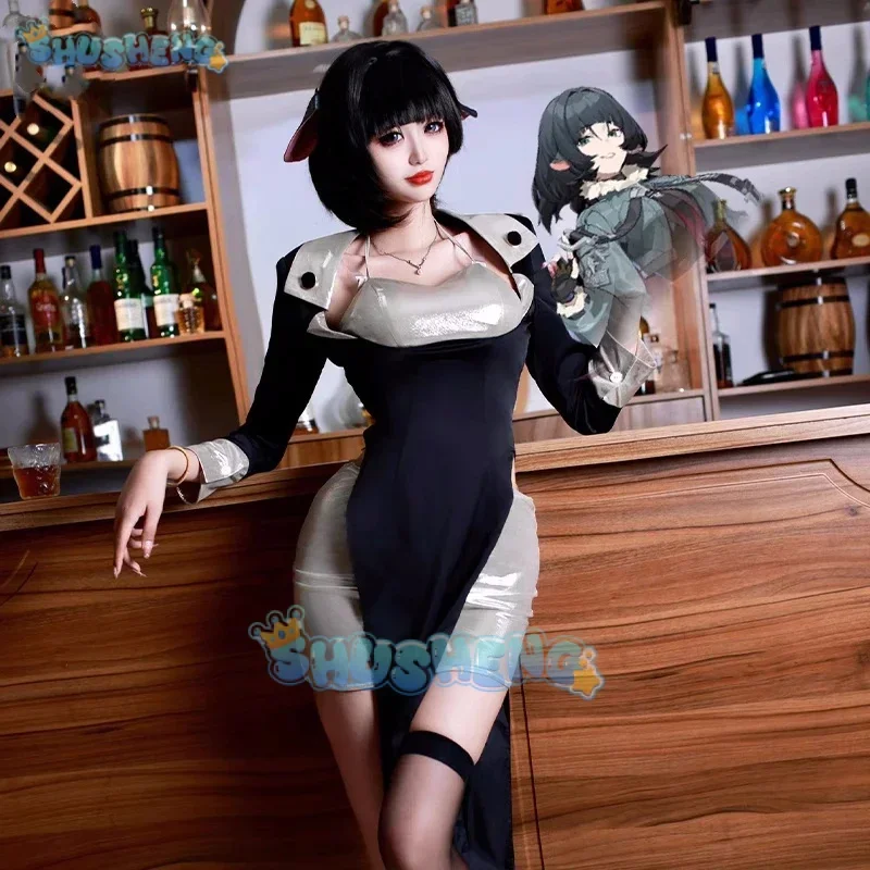 

FC6Jane Doe Cosplay Zenless Zone Zero Anime Women Fashion Skirt Role Play Clothing Halloween Costume Party Suit New Pre-sal@FC8！