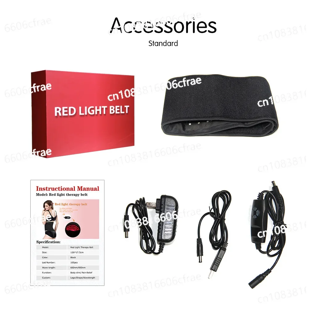 LED Red Light Near Infrared Light Wearable Package Portable Red Light Therapy