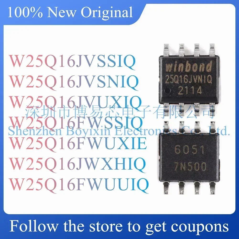 

NEW W25Q16JVSSIQ W25Q16JVSNIQ W25Q16JVUXIQ W25Q16FWSSIQ W25Q16FWUXIE W25Q16JWXHIQ W25Q16FWUUIQ.