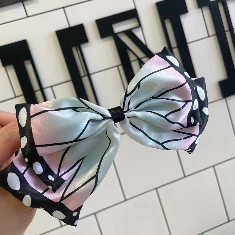 女性と女の子のためのヘアクリップ,コスプレ,アニメ,ヘッドギア,アクセサリー,shinobu,nezuko,tanjirou