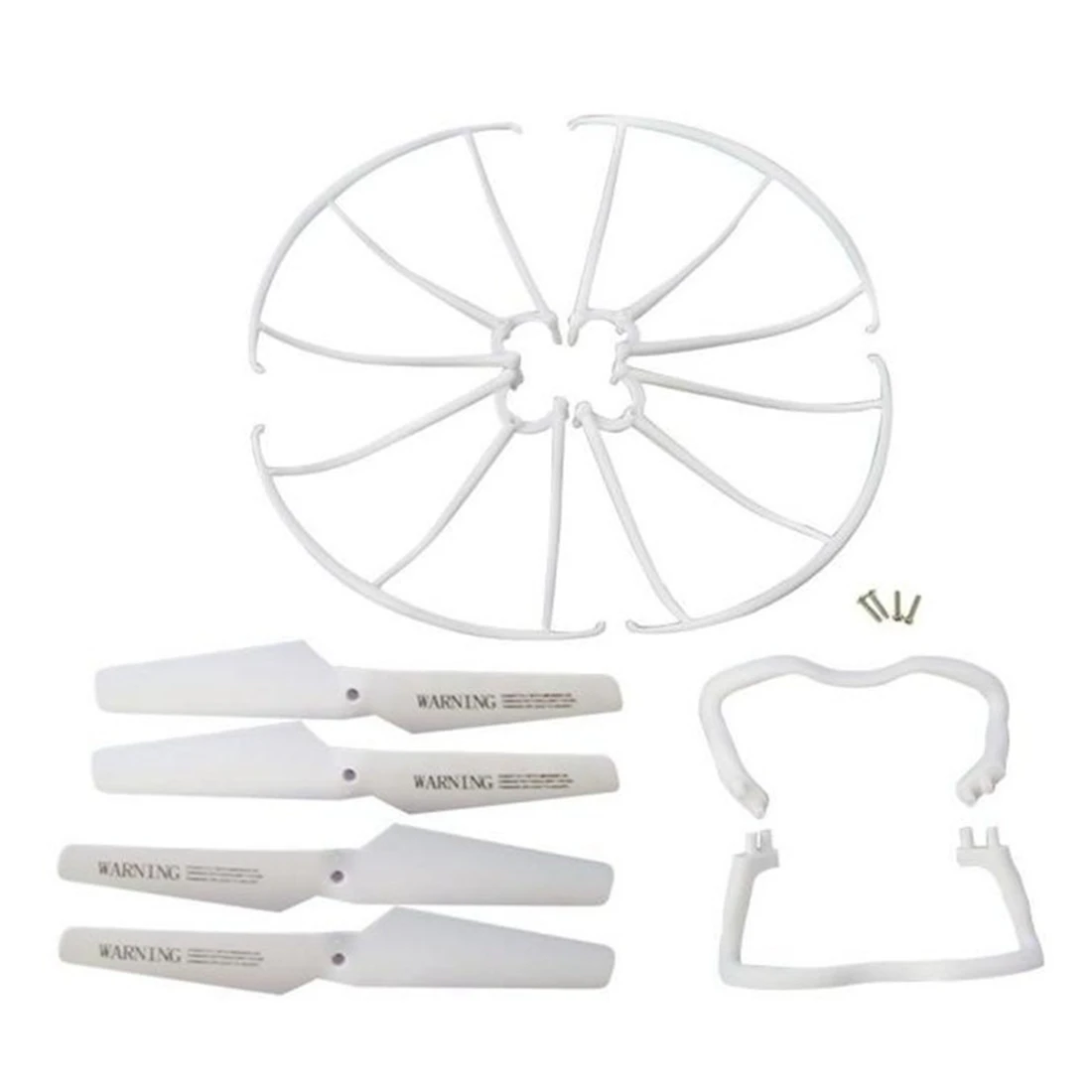 

Y04A Landing Skid+Blade Propeller+Propeller Protectors Spare Set For X5 X5C X5C1 Colour:White