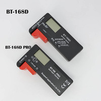 2 types BT168D BT168 Pro Digital Battery Capacity Tester LCD BT-168D Checker for 9V 1.5V AA AAA Cell C D Batteries