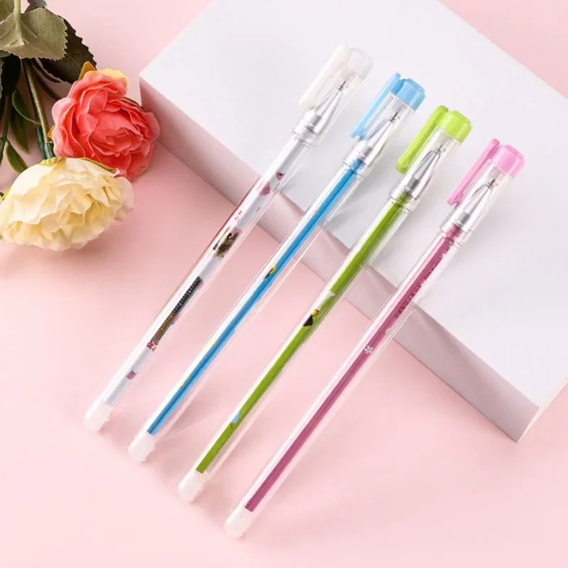 

48PCS Neutrality Gel Pen Student Easy To Wipe Pen Whole Needle Pipe Water Pen Core Stationary