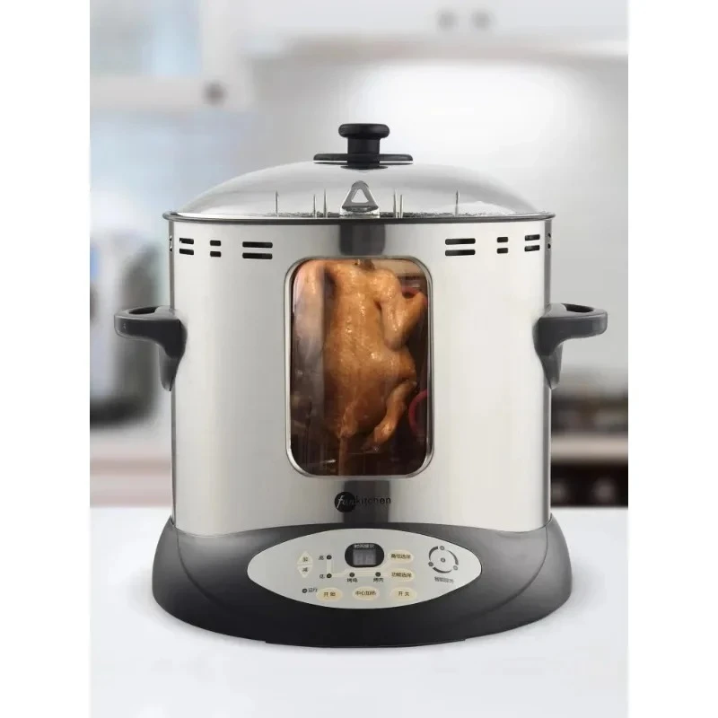 

Household chicken oven duck stove, electric oven, smokeless small automatic rotary special roast chicken stov