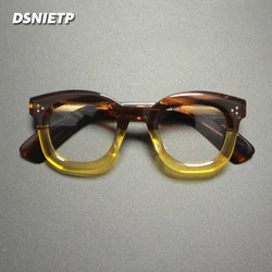 Dsnietp Vintage Acetate Reading Glasses Men Photochromic Anti Blue Light Myopia Prescription Glasses Women Luxury Brand Eyewear