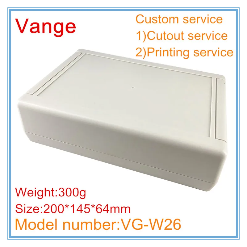 Vange device enclosure 200*145*64mm ABS plastic project box diy case