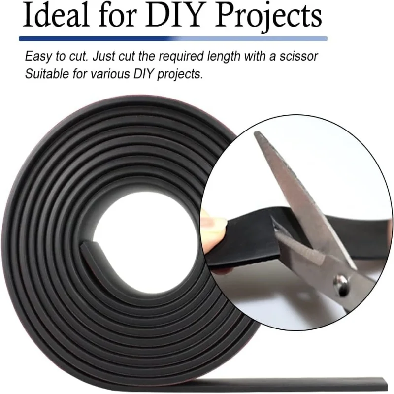 50 سنتيمتر شرائط مطاطية ذاتية اللصق لتقوم بها بنفسك أثاث مقاوم لدرجات الحرارة العالية يقلل من الاهتزاز المضادة للانزلاق المضادة للتصادم طوقا