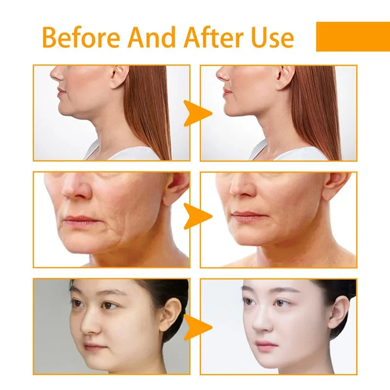 Turmeric Collagen Face Cream Lifting Fade Fine Lines Moisturizing Cream Women Repair Facial Brightening Cream Korean Skin Care