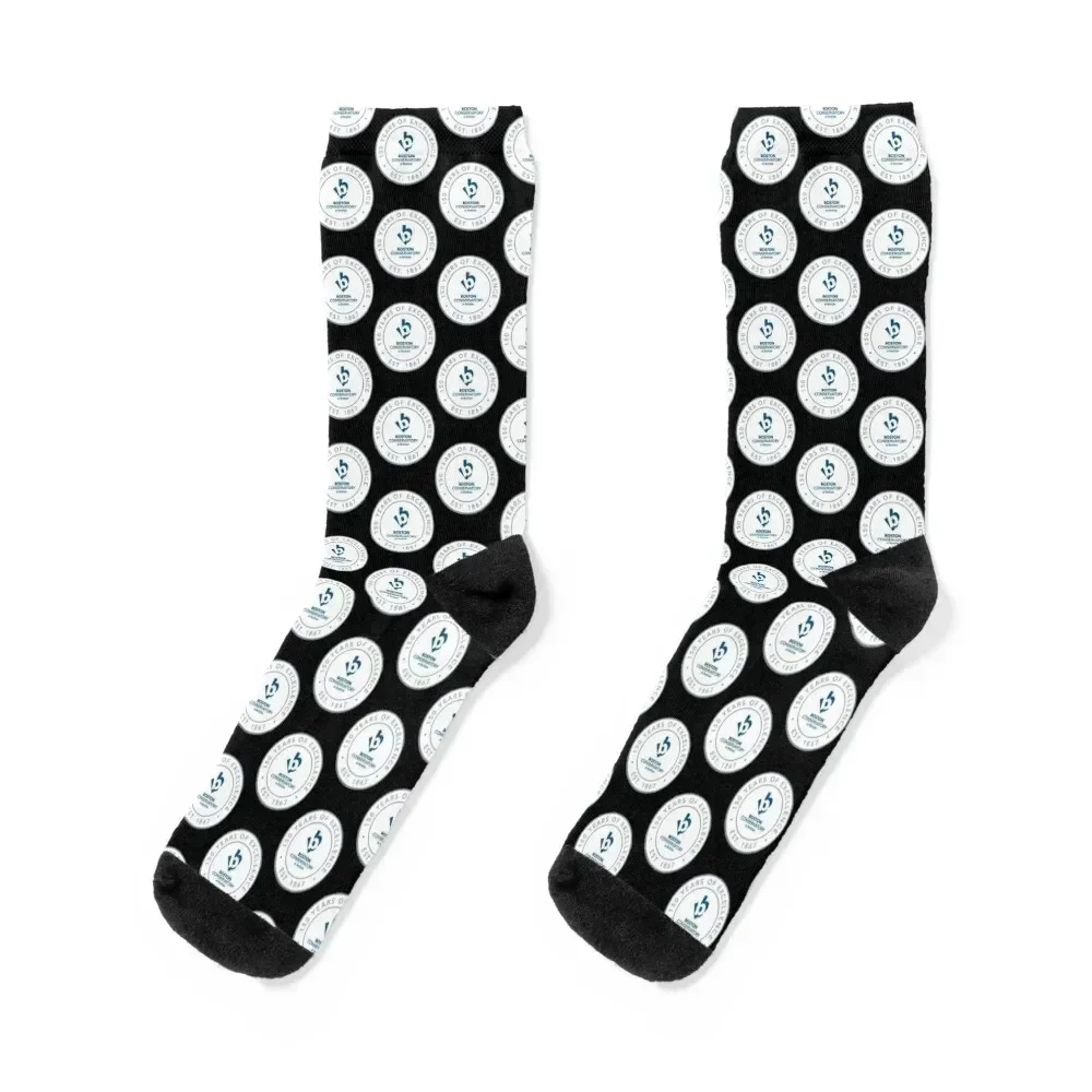 

Boston conservatory logo Socks Non-slip christmass gift Toe sports heated Socks Ladies Men's