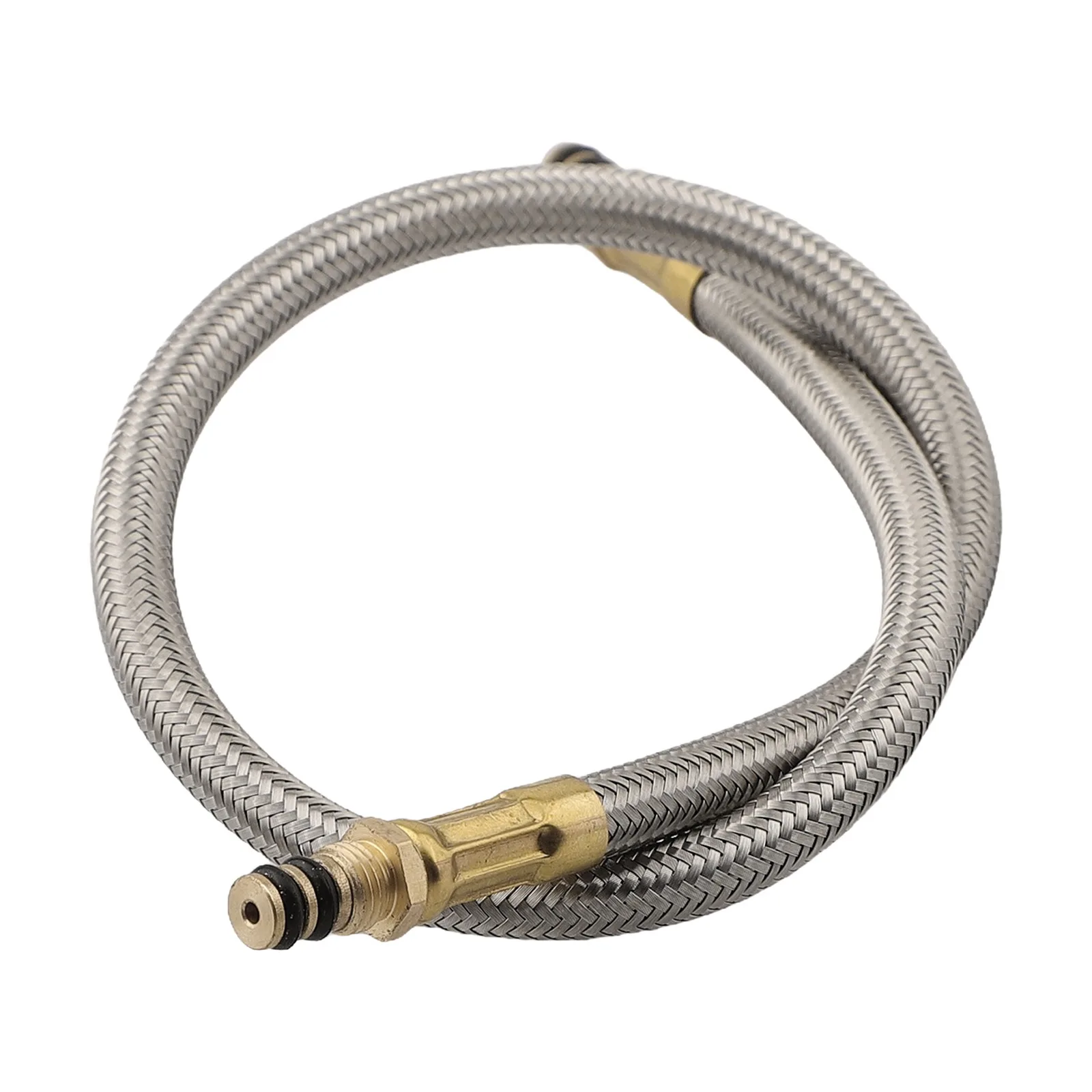 Camping Stove Gas Tank Connecting Line Extension Tube 35 41 50 62cm Stainless Steel Braided Hose Cooking Camping Equipment Parts