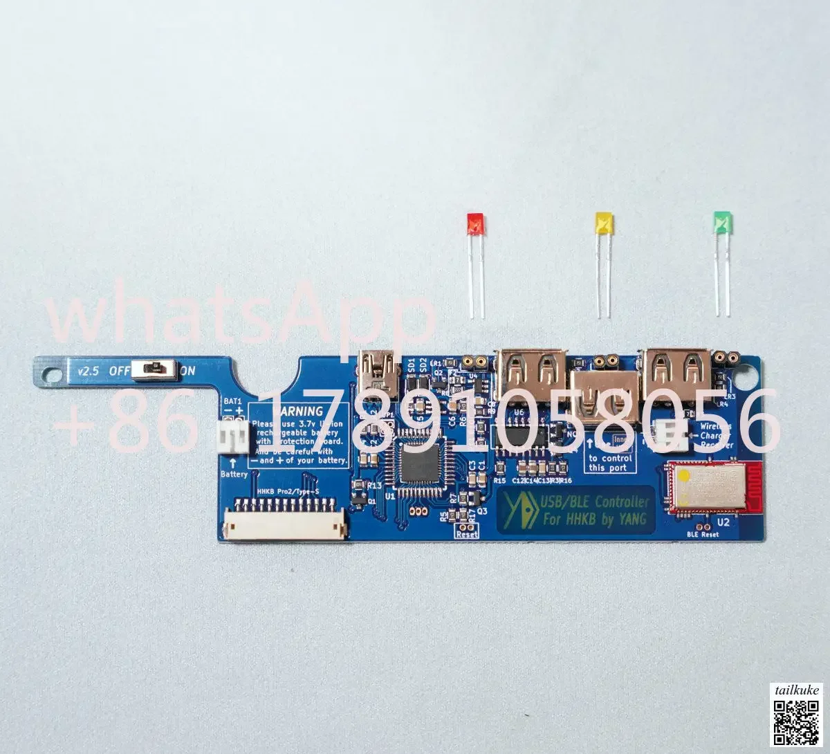 

Электростатическая емкость YDKB для беспроводной Bluetooth BLE BT, двухрежимная главная без клавиатуры, подходит для серии HHKB Pro2