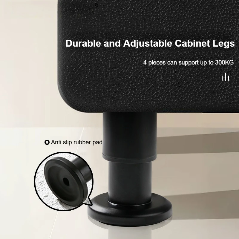 4pcs Adjustable Height Furniture Support Legs for Bed Frame, Metal Adjustable Furniture Legs for Bed/Sofa/Cabinet/Couch/Table